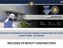 Tablet Screenshot of boyettconstruction.com